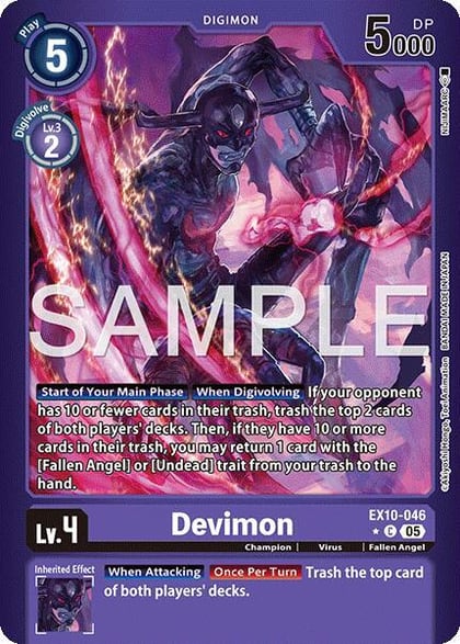 Devimon (Limited Foil), Sinister Order EX10-046 C