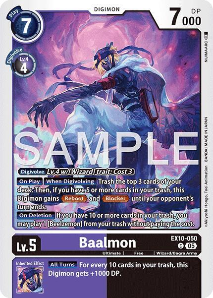 Baalmon, Sinister Order EX10-050 C