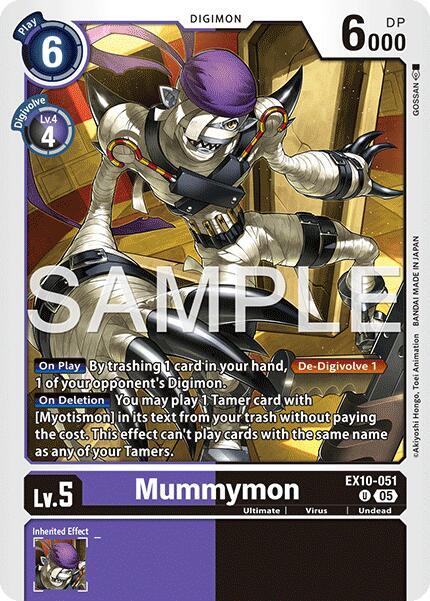 Mummymon, Sinister Order EX10-051 U