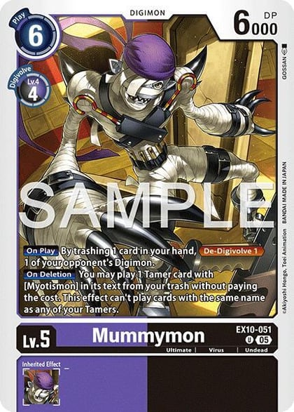 Mummymon, Sinister Order EX10-051 U