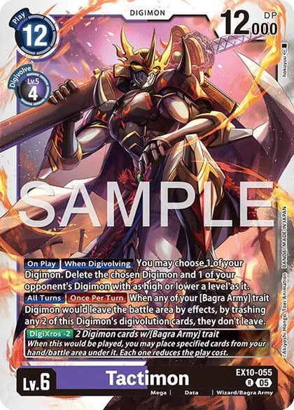Tactimon, Sinister Order EX10-055 R