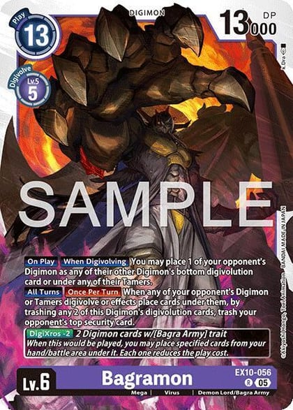 Bagramon, Sinister Order EX10-056 R