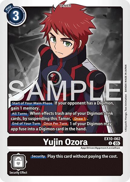 Yujin Ozora, Sinister Order EX10-062 U