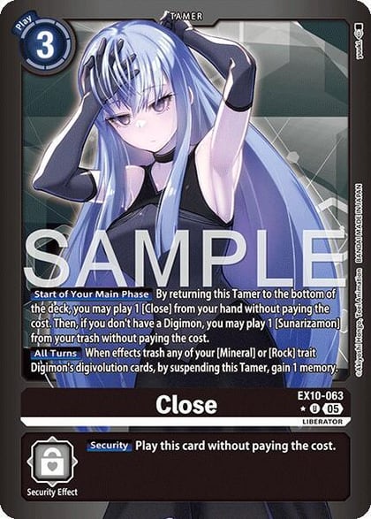 Close (Limited Foil), Sinister Order EX10-063 U
