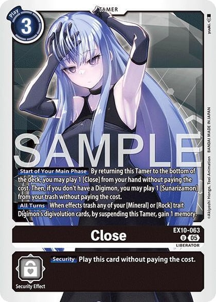 Close, Sinister Order EX10-063 U