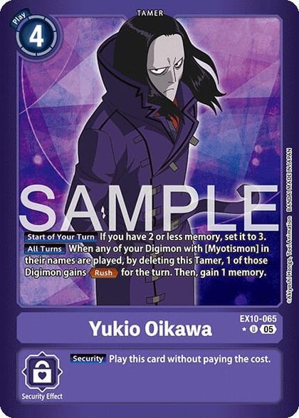 Yukio Oikawa (Limited Foil), Sinister Order EX10-065 R