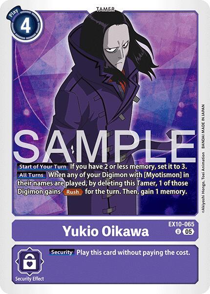 Yukio Oikawa, Sinister Order EX10-065 R