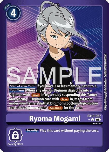 Ryoma Mogami (Limited Foil), Sinister Order EX10-067 U