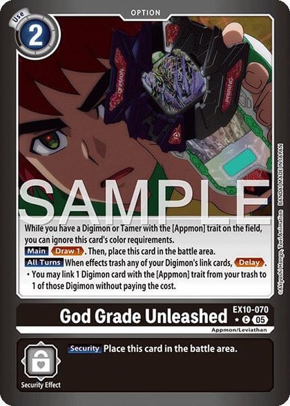 God Grade Unleashed (Limited Foil), Sinister Order EX10-070 C
