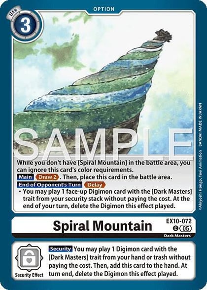 Spiral Mountain, Sinister Order EX10-072 C