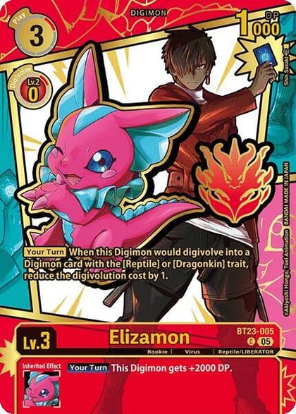 Elizamon (Rare Pull), Dawn of Liberator BT23-005 C