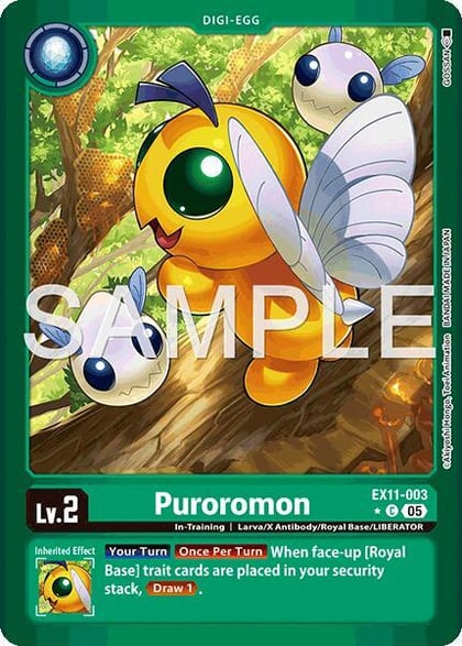 Puroromon (Limited Foil), Dawn of Liberator EX11-003 C