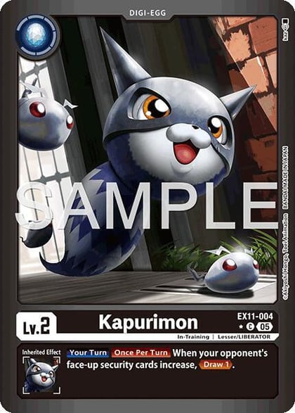Kapurimon (Limited Foil), Dawn of Liberator EX11-004 C