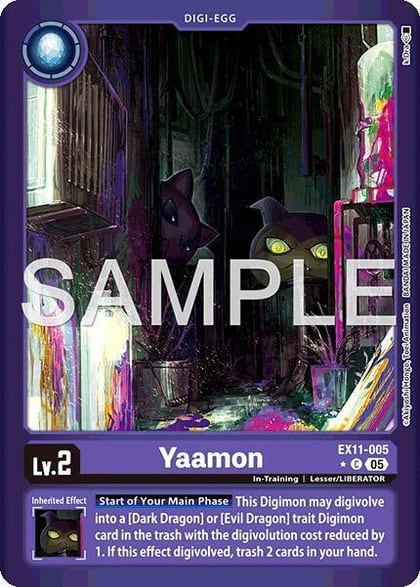 Yaamon (Limited Foil), Dawn of Liberator EX11-005 C