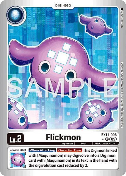 Flickmon (Limited Foil), Dawn of Liberator EX11-006 C