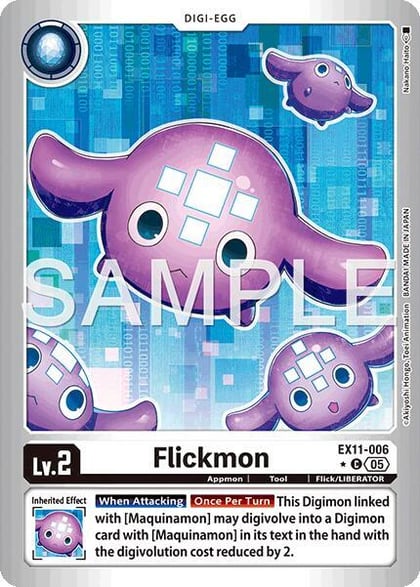 Flickmon (Limited Foil), Dawn of Liberator EX11-006 C