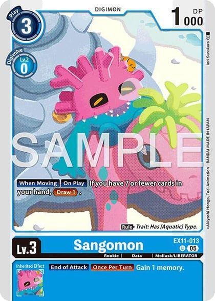 Sangomon, Dawn of Liberator EX11-013 U