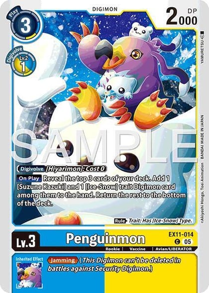 Penguinmon, Dawn of Liberator EX11-014 C