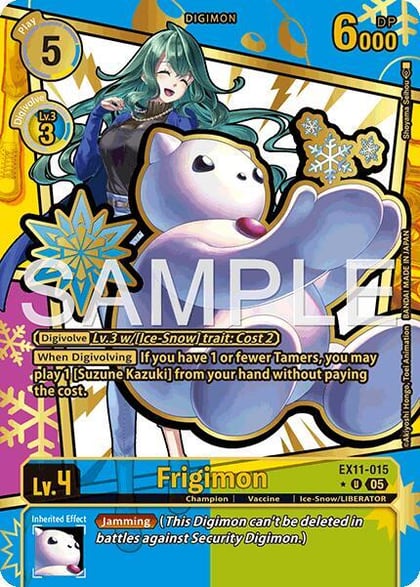 Frigimon (Rare Pull), Dawn of Liberator EX11-015 U