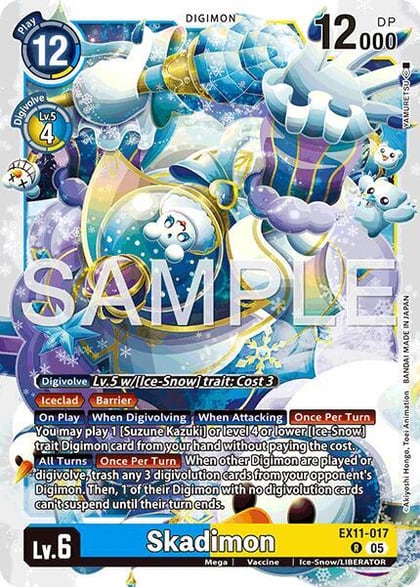 Skadimon, Dawn of Liberator EX11-017 R