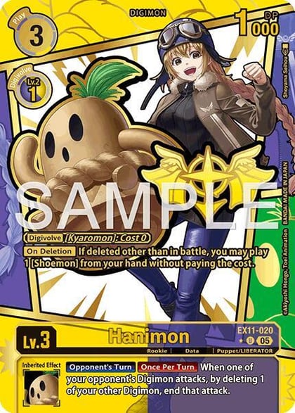 Hanimon (Rare Pull), Dawn of Liberator EX11-020 U