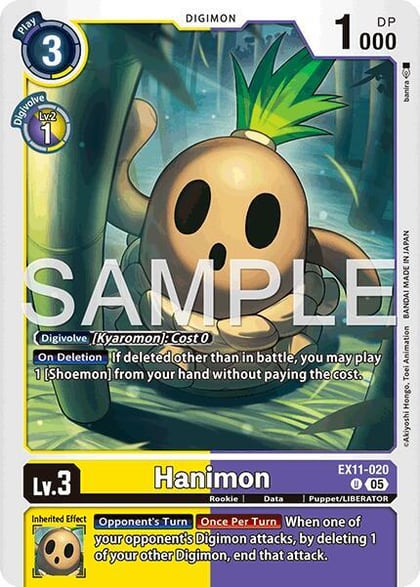 Hanimon, Dawn of Liberator EX11-020 U