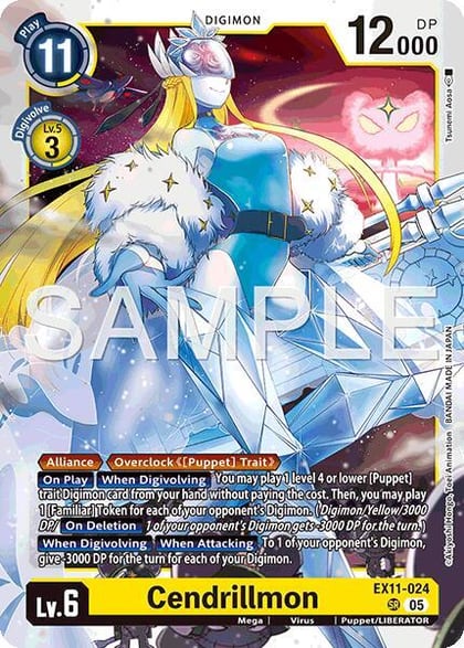 Cendrillmon, Dawn of Liberator EX11-024 SR