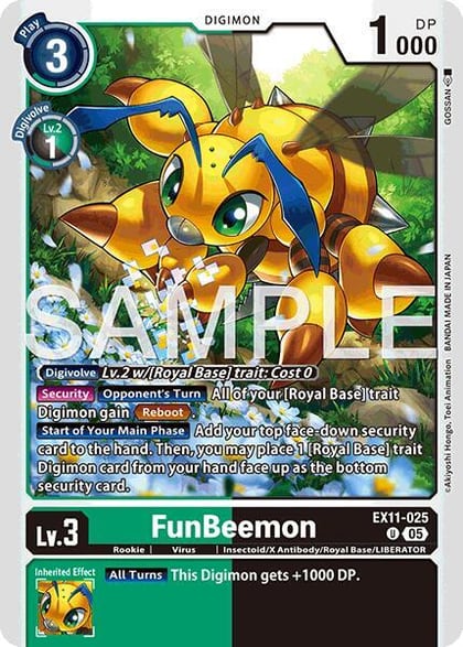 FunBeemon, Dawn of Liberator EX11-025 U