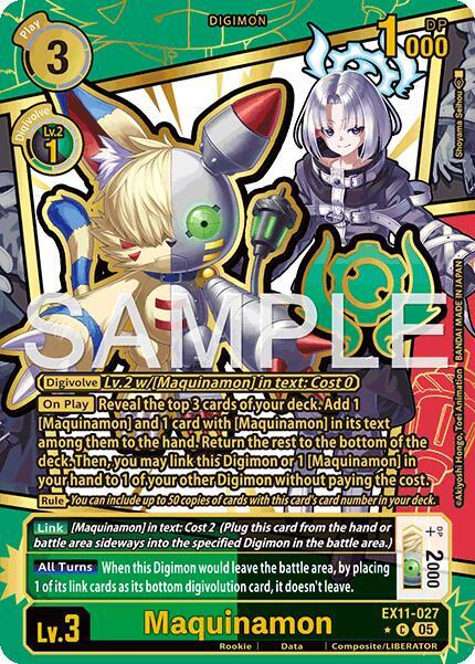 Maquinamon (Rare Pull), Dawn of Liberator EX11-027 C