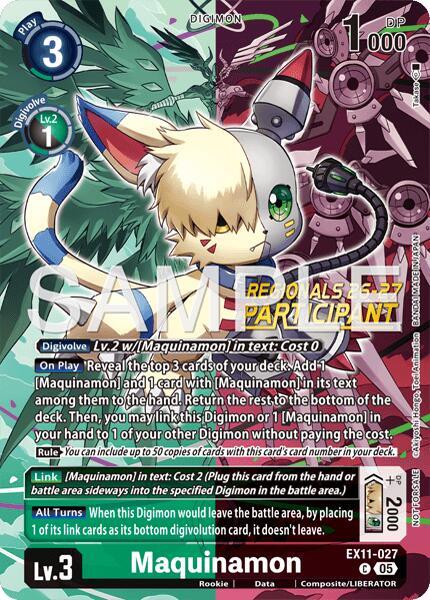 Maquinamon (Regionals 26-27 Season 2 Participant), Dawn of Liberator EX11-027 C