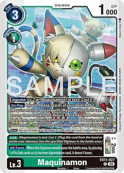 Maquinamon, Dawn of Liberator EX11-027 C