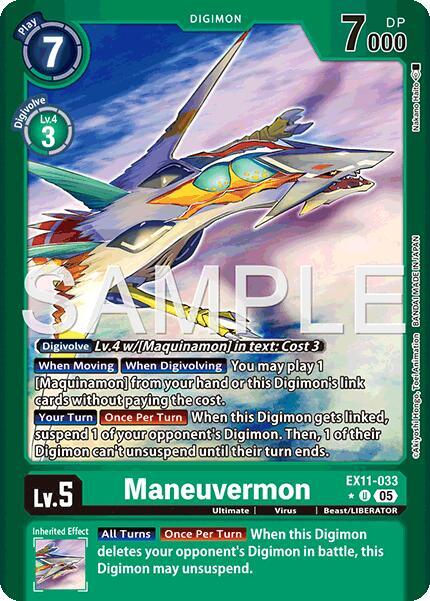 Maneuvermon (Limited Foil), Dawn of Liberator EX11-033 U
