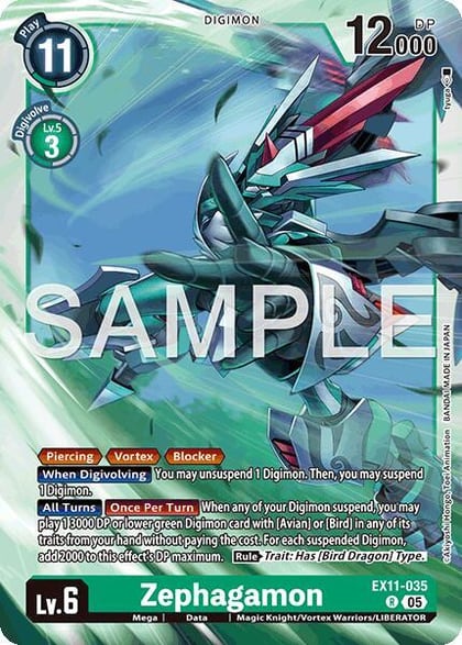 Zephagamon, Dawn of Liberator EX11-035 R