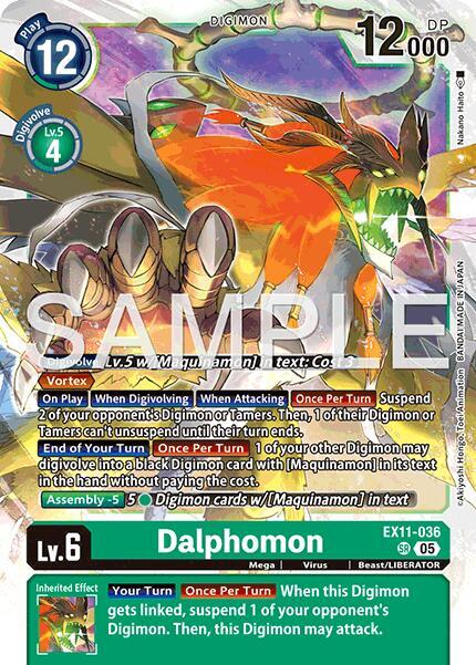 Dalphomon, Dawn of Liberator EX11-036 SR