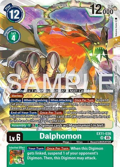 Dalphomon, Dawn of Liberator EX11-036 SR