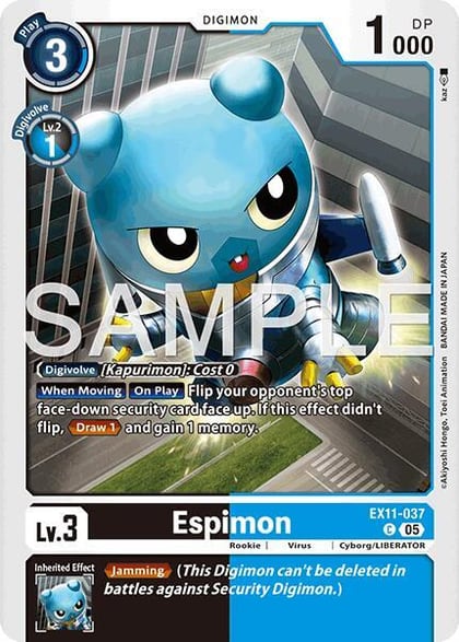 Espimon, Dawn of Liberator EX11-037 C
