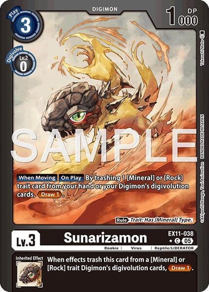 Sunarizamon (Limited Foil), Dawn of Liberator EX11-038 C