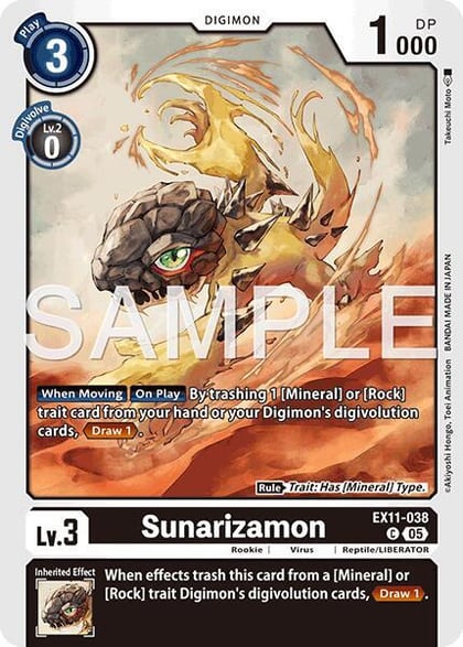Sunarizamon, Dawn of Liberator EX11-038 C