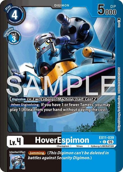 HoverEspimon (Limited Foil), Dawn of Liberator EX11-039 C