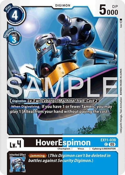 HoverEspimon, Dawn of Liberator EX11-039 C