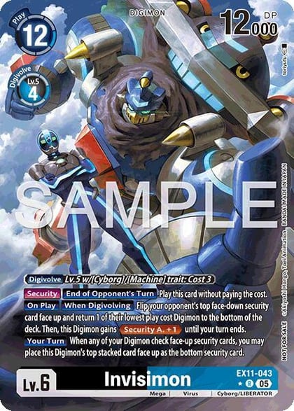 Invisimon (Box Topper), Dawn of Liberator EX11-043 R