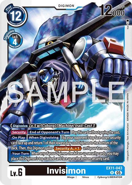 Invisimon, Dawn of Liberator EX11-043 R