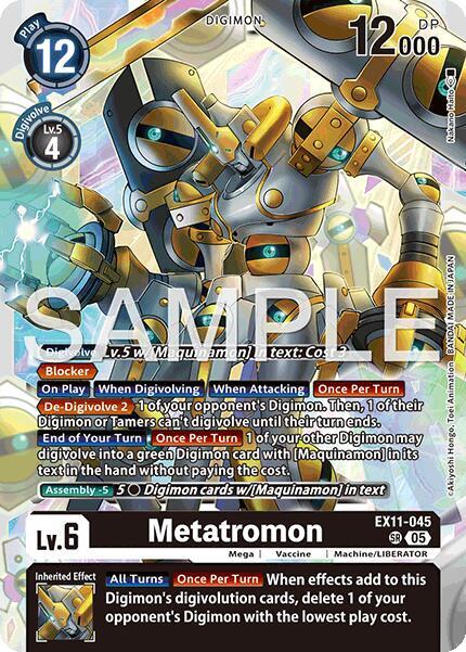 Metatromon, Dawn of Liberator EX11-045 SR
