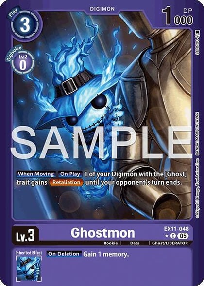 Ghostmon (Limited Foil), Dawn of Liberator EX11-048 C