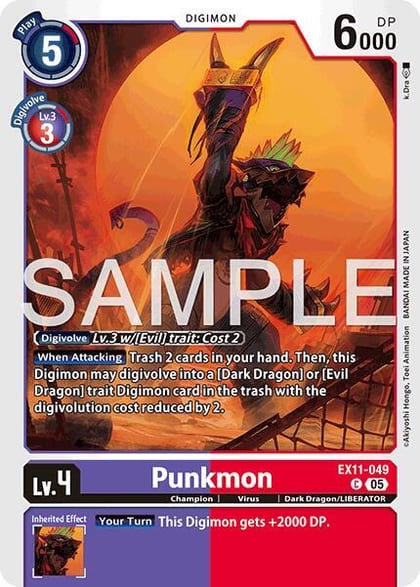 Punkmon, Dawn of Liberator EX11-049 C