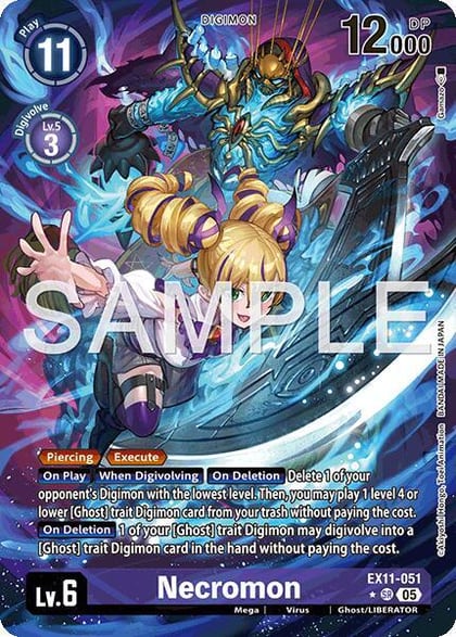 Necromon (Alternate Art), Dawn of Liberator EX11-051 SR