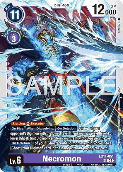 Necromon, Dawn of Liberator EX11-051 SR