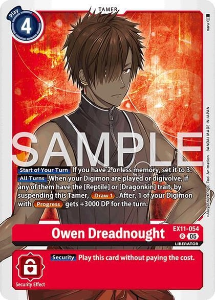 Owen Dreadnought, Dawn of Liberator EX11-054 R