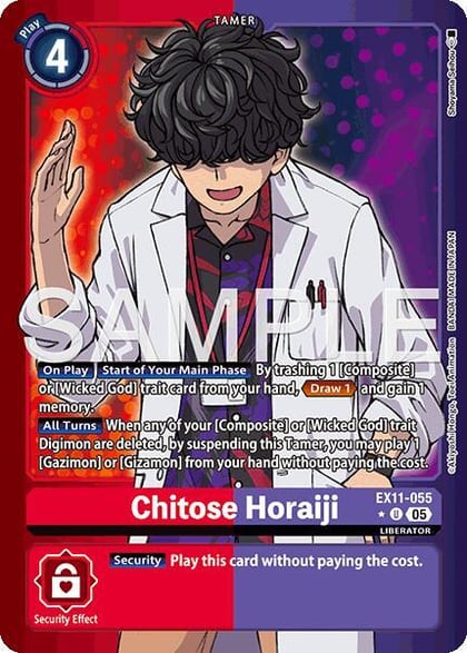 Chitose Horaiji (Limited Foil), Dawn of Liberator EX11-055 U