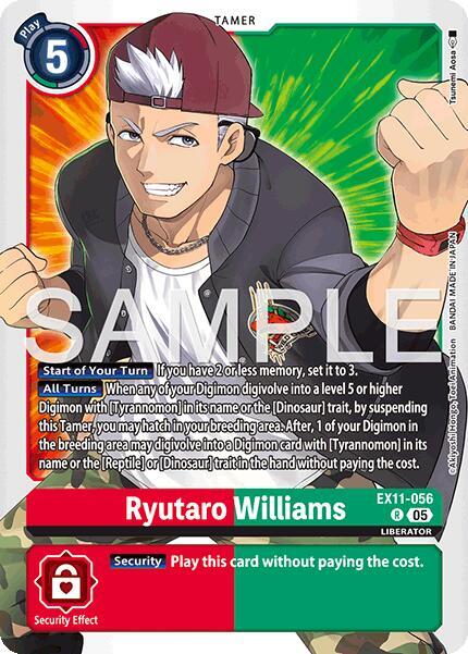 Ryutaro Williams, Dawn of Liberator EX11-056 R